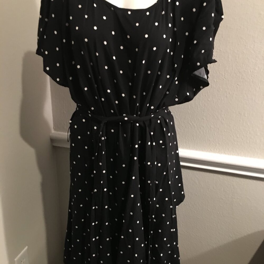 The Loft 1X Polka Dot Dress - So gorgeous Fits Up to 50 Bust NW  Car1 box - Picture 3 of 3